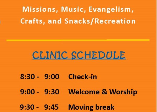 VBS Schedule - Florida Baptist Convention | FBC