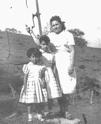 7. Irma with sister & mom in Cuba