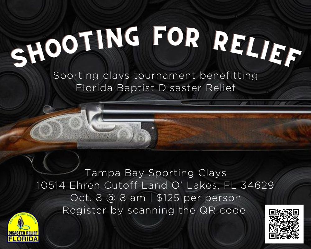 Shooting for relief, FLDR, Florida Baptist Disaster Relief