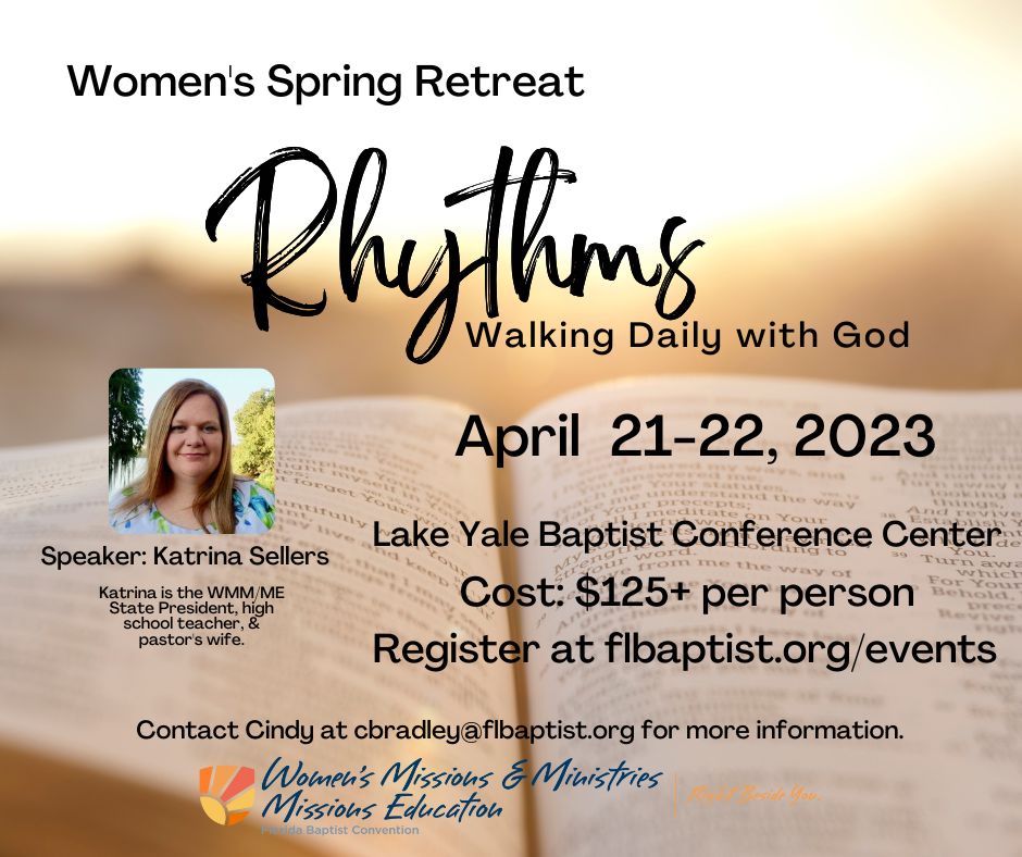 Women's Spring Retreat Florida Baptist Convention FBC