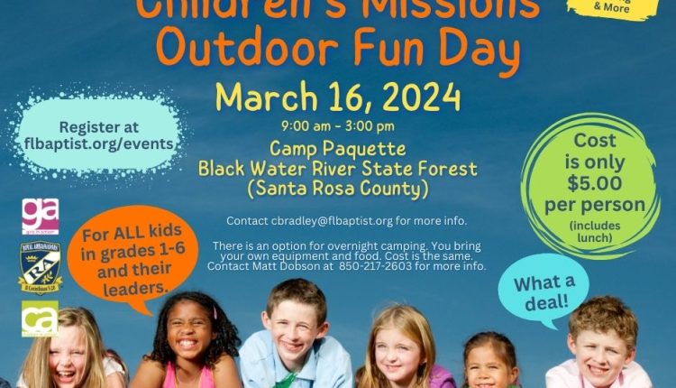 Children’s Missions Outdoor Fun Day